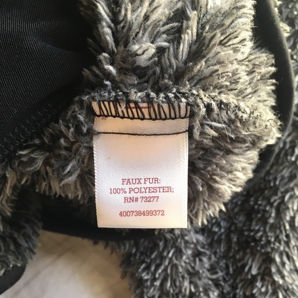 SO Gray & Black Faux Fur Jacket - Picture 6 of 6